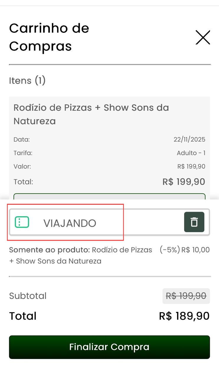 cupom kongo viajando